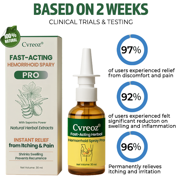 Cvreoz® Fast-Acting Herbal Hemorrhoid Spray Pro (offer)
