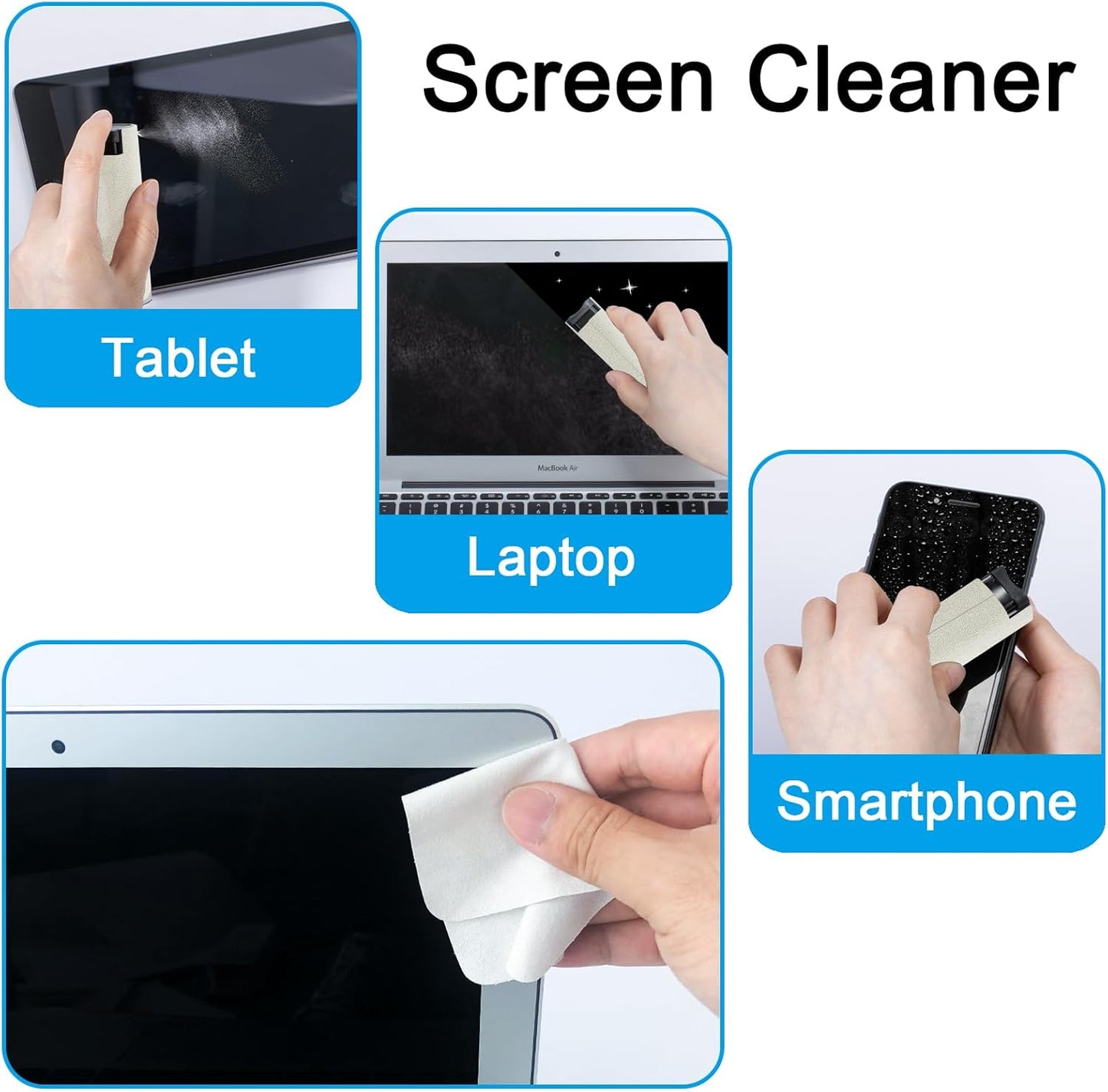 Wirov™ Ultimate 2-in-1 Screen Cleaner Spray (offer)