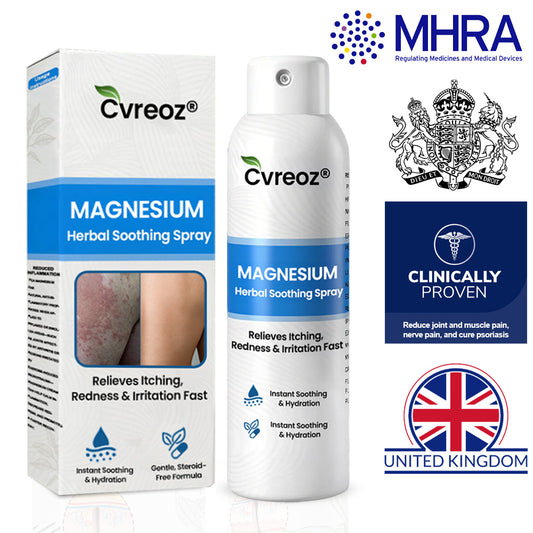 Cvreoz® Magnesium Herbal Psoriasis Spray ⚕️ FDA Certified