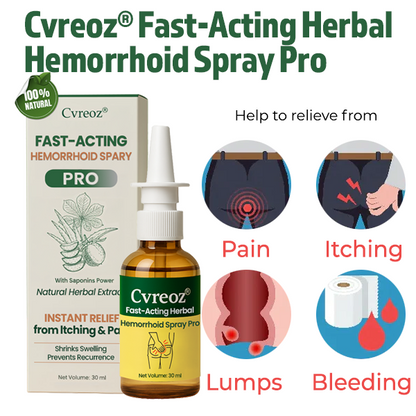 Cvreoz® Fast-Acting Herbal Hemorrhoid Spray Pro (offer)