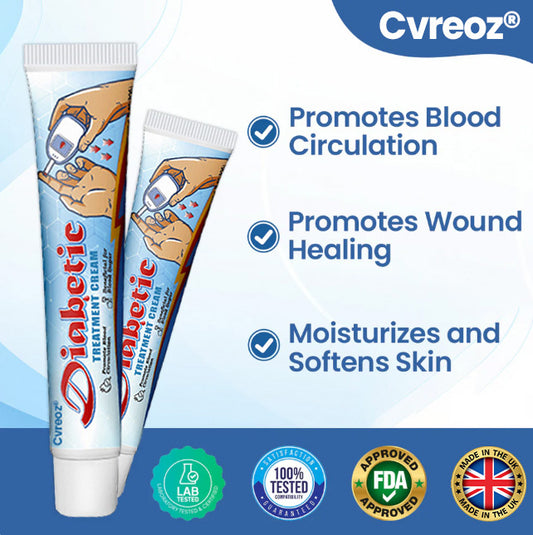 Cvreoz® VitaGluco Diabetes Treatment Cream✅ Heal Diabetic Wounds Faster & Safer