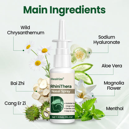 ✅ Healrize® BioActive Herbal Sinus Mist - Sinus & Hay Fever Relief Spray (Non-Drowsy)