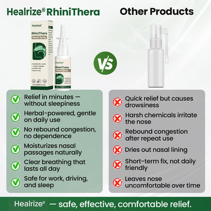 ✅ Healrize® BioActive Herbal Sinus Mist - Sinus & Hay Fever Relief Spray (Non-Drowsy)