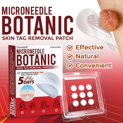 Cvreoz® MicroNeedle Botanic Skin Tag Removal Patch 🇺🇸 Made in the USA