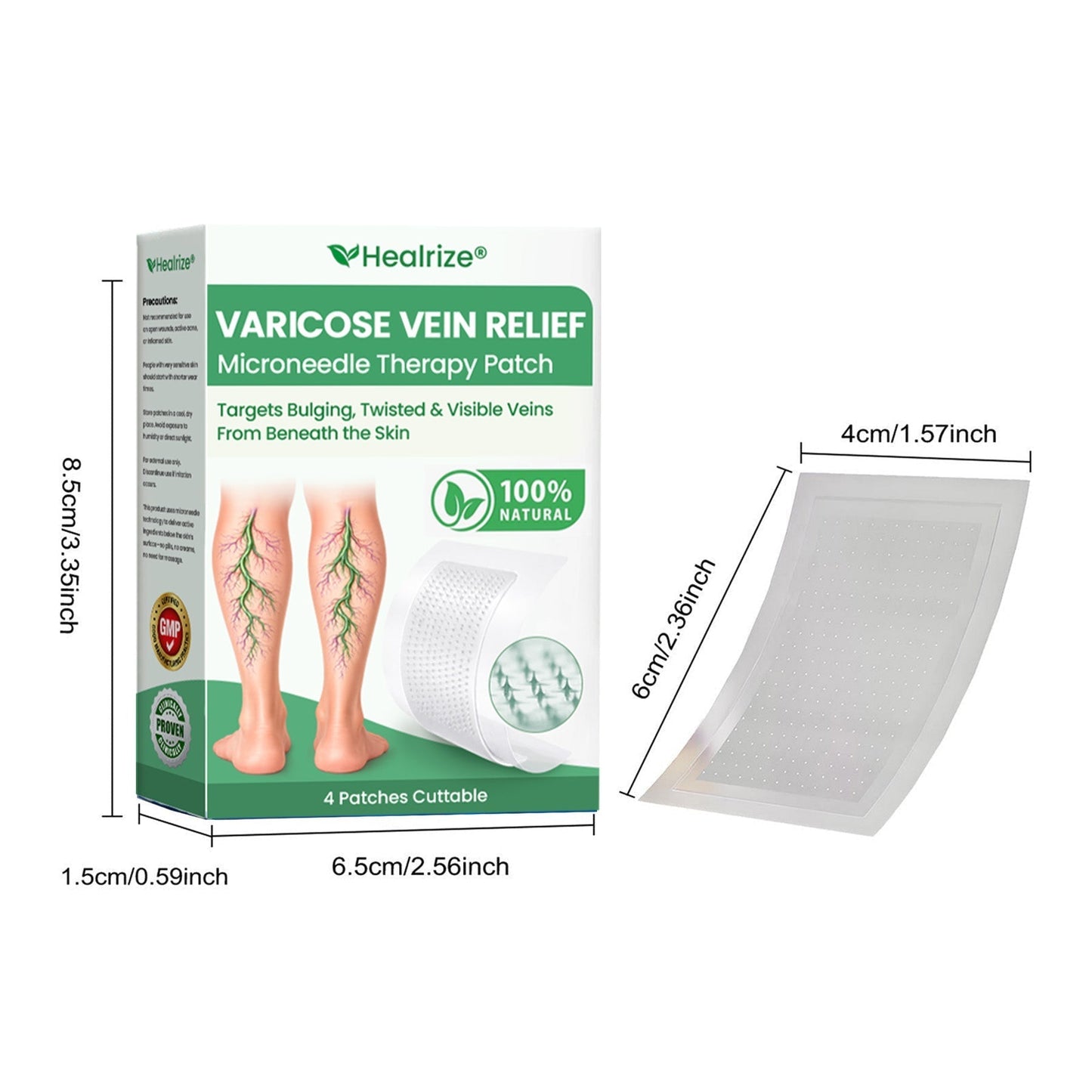 👨‍⚕️🔥Healrize® VeinEase Microneedle Care Patch⚡(offer)