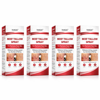 KUBOZN® Beef Tallow Spray — The No-Rub Relief for Psoriasis-Prone Skin✨