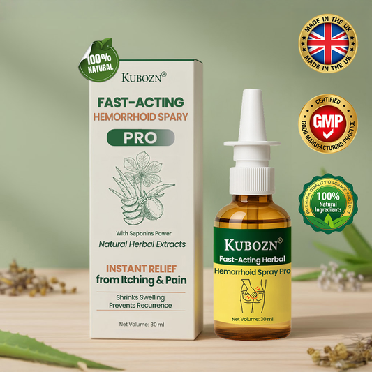 KUBOZN® Fast-Acting Herbal Hemorrhoid Spray Pro🩸(Stops Bleeding Instantly & Targets Internal/External Piles)
